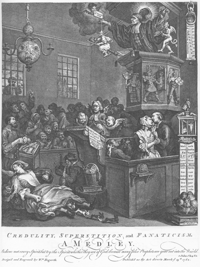 Hogarth's Credulity, Superstition, and Fanaticism. Wikipedia.