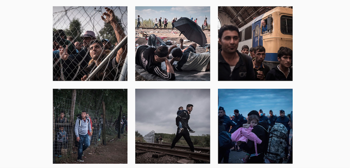 Snippets from New York Times contributing photographer Sergey Ponomarev's Instagram.