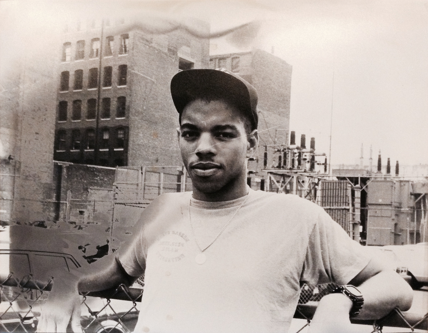 Tzigane West, who was part of the Art Center photography club, stands for his portrait in the mid-1980’s