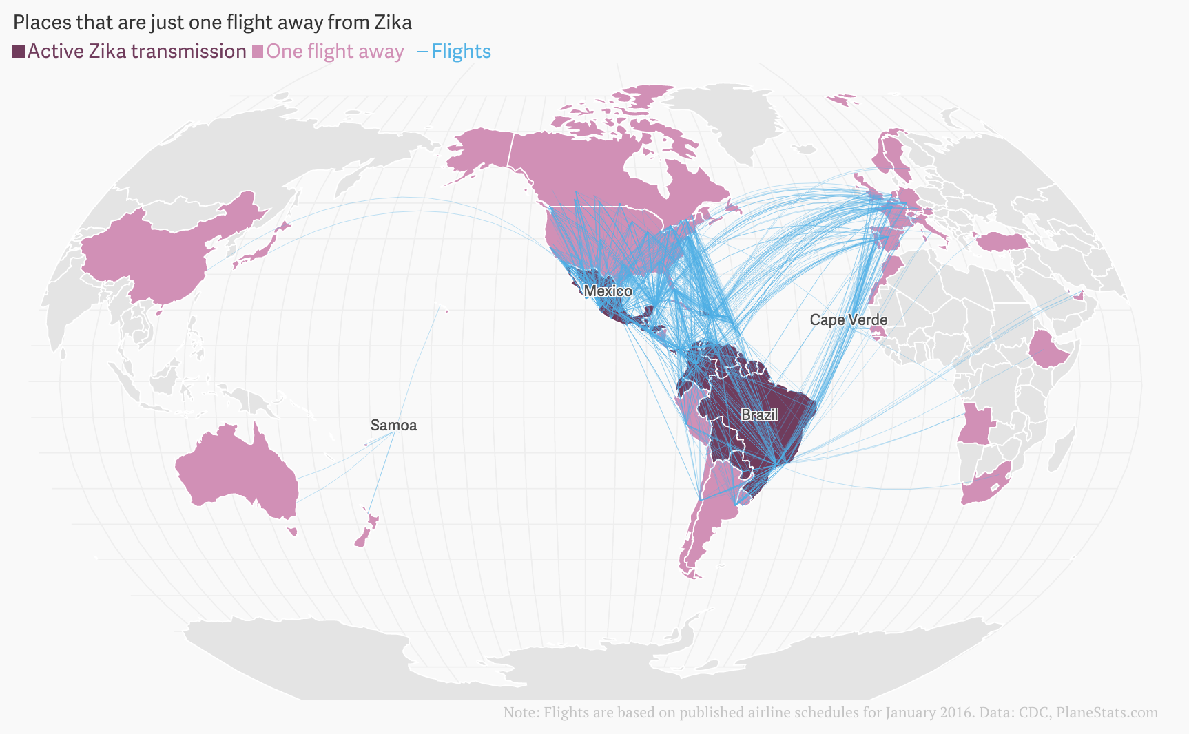The spread of Zika virus: A roundup of visualizations - Storybench