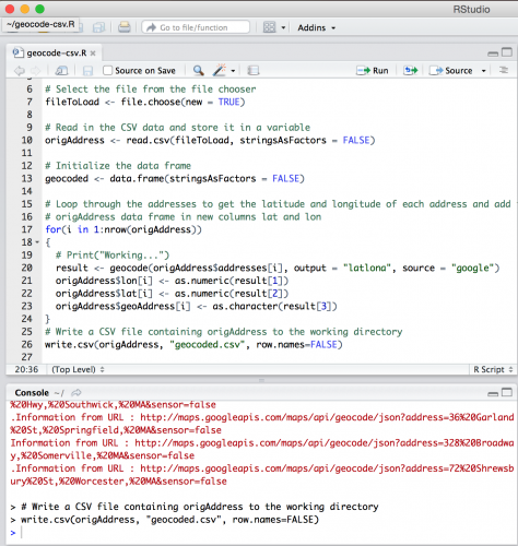 How to geocode a csv of addresses in R - Storybench