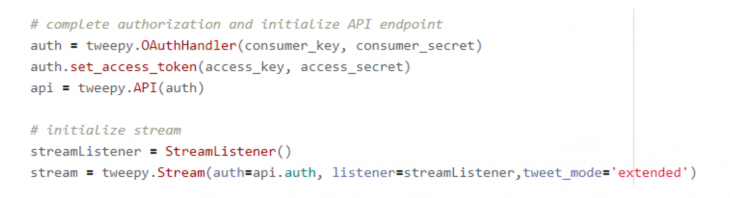 How to collect tweets from the Twitter Streaming API using Python ...