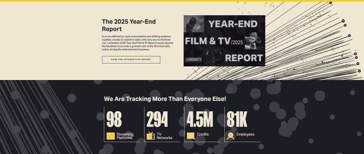 Image shows report cover of report on TV and film roles.